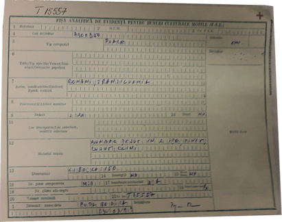 Fisa analitica evidenta